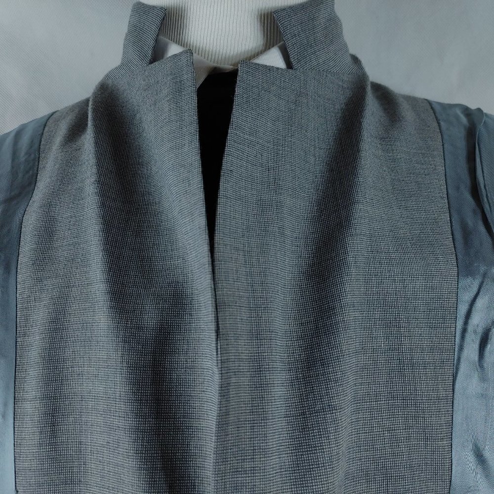 Dominick's Tailors Custom Made 39R 3 Button Gray Birdseye Suit Blazer Sp… - Picture 11 of 12